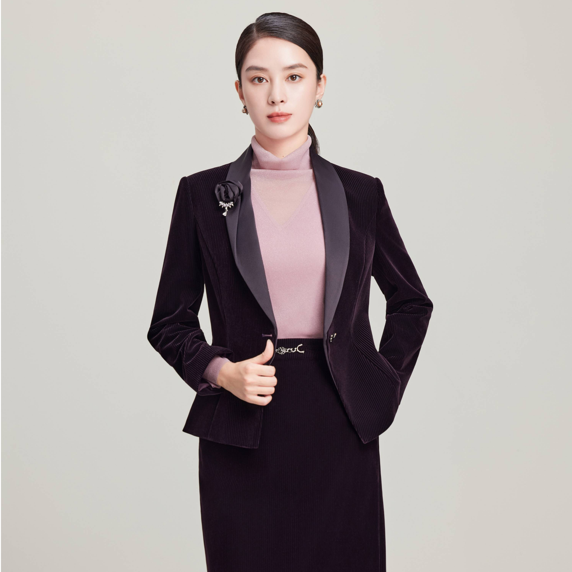 赢智尚2025新款西装外套女高级感显瘦时尚商务ZA02306