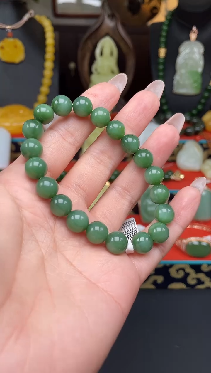 手串未镶嵌和田玉手串gc40