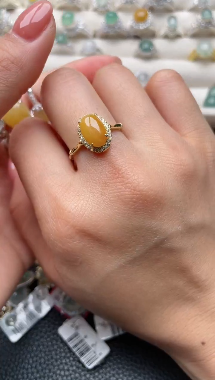 【闪购商品】翡翠戒指银S925镶嵌1111111111  40