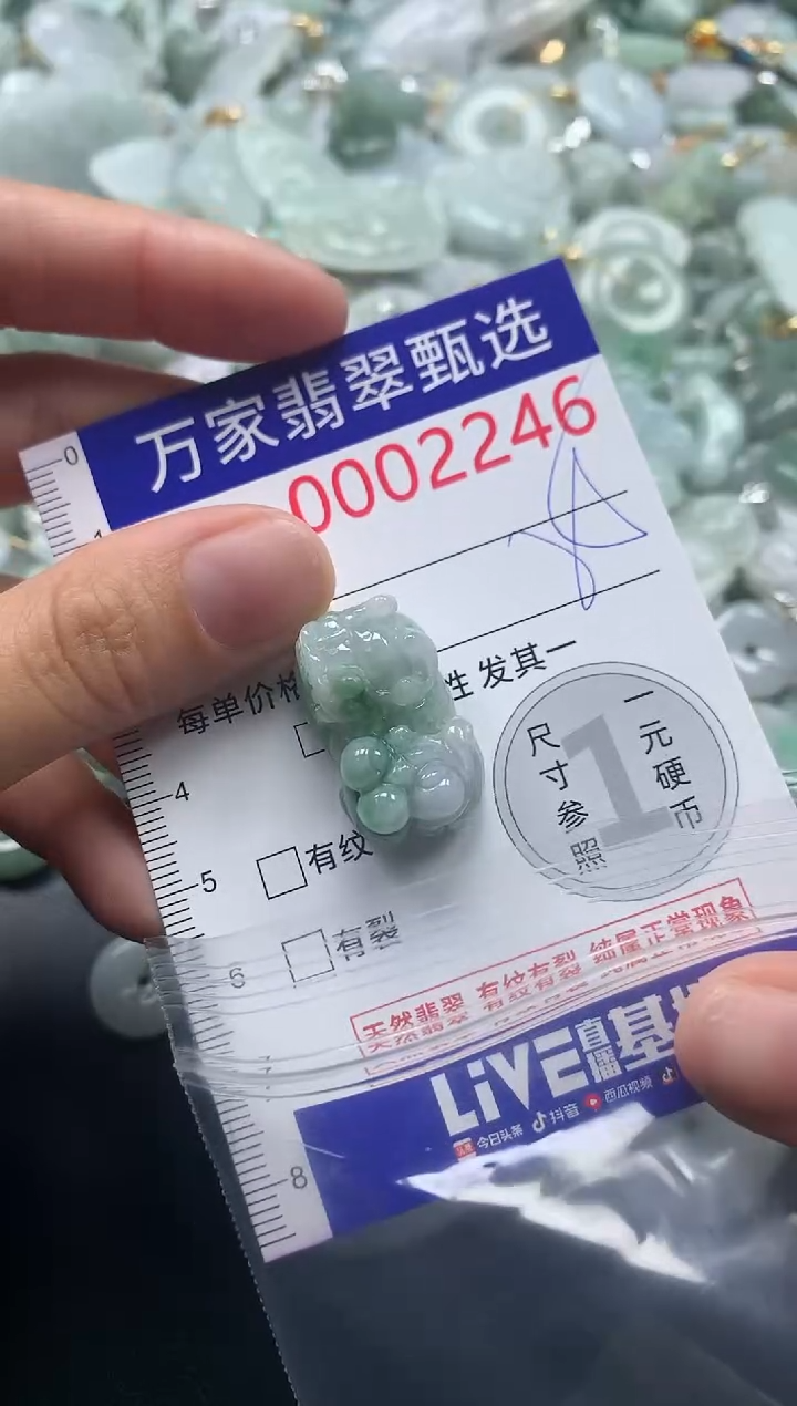 吊坠(不含链)未镶嵌翡翠2246