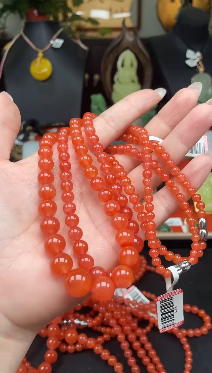 南红玛瑙未镶嵌颈饰n004多样性发其一