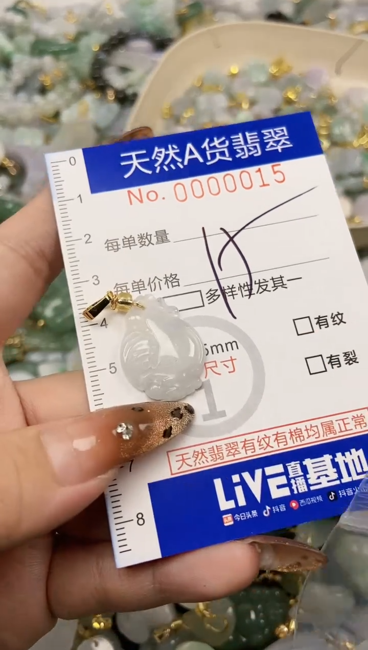 【闪购商品】翡翠颈饰未镶嵌天然A货翡翠