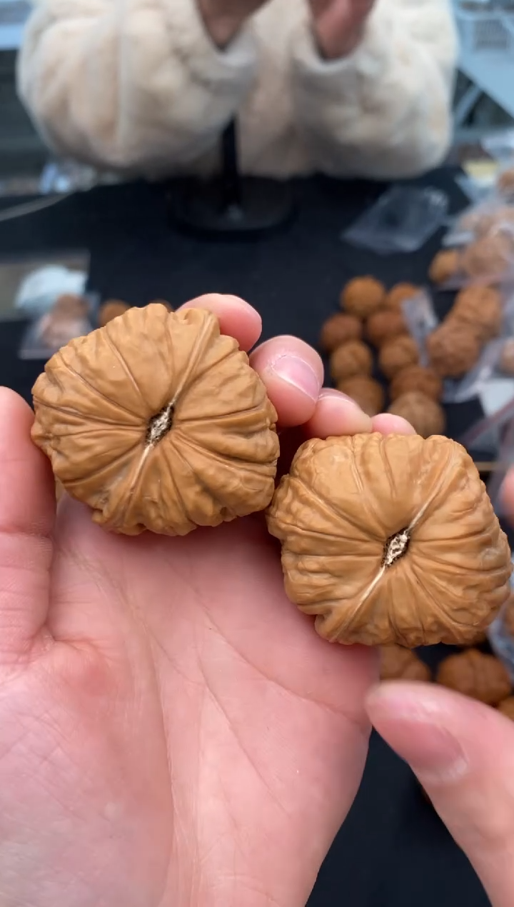 【闪购商品】文玩核桃把件南瓜墩42-t676