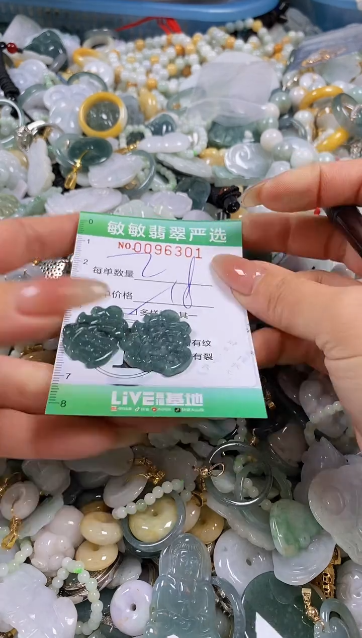 【闪购商品】翡翠颈饰未镶嵌闪购0096301多样性发其一