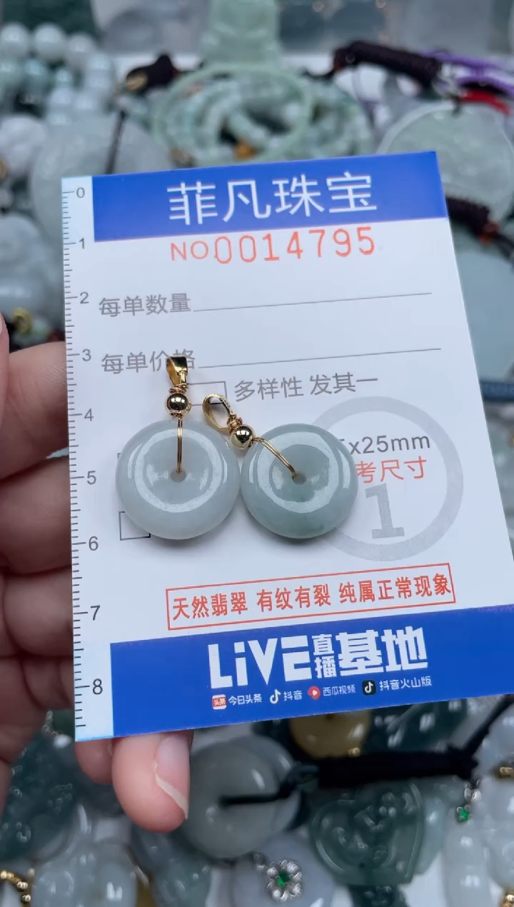 颈饰未镶嵌翡翠14795