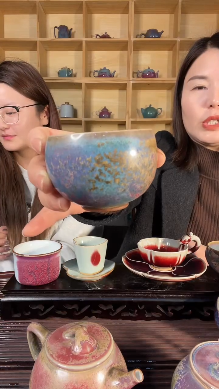 【闪购商品】摆件炭烧主人杯 土魂钧瓷