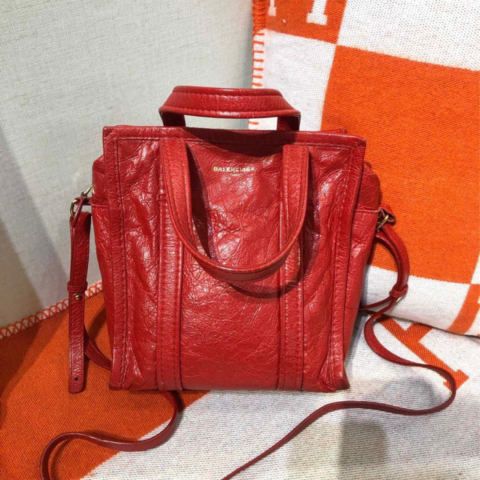 99新 Balenciaga/巴黎世家 巴黎世家红色运包 斜挎包 0342