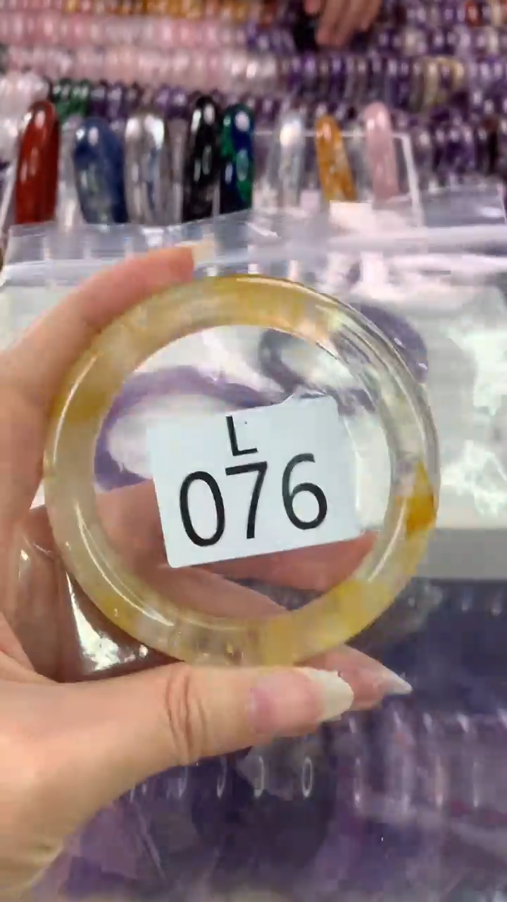 【闪购商品】水晶水晶手镯L未镶嵌076-59