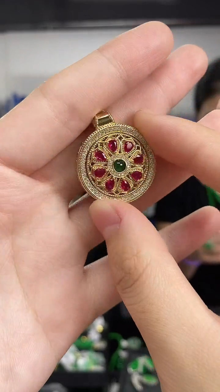 吊坠(不含链)未镶嵌红宝石闪购链接 多样性发其一颜色微差