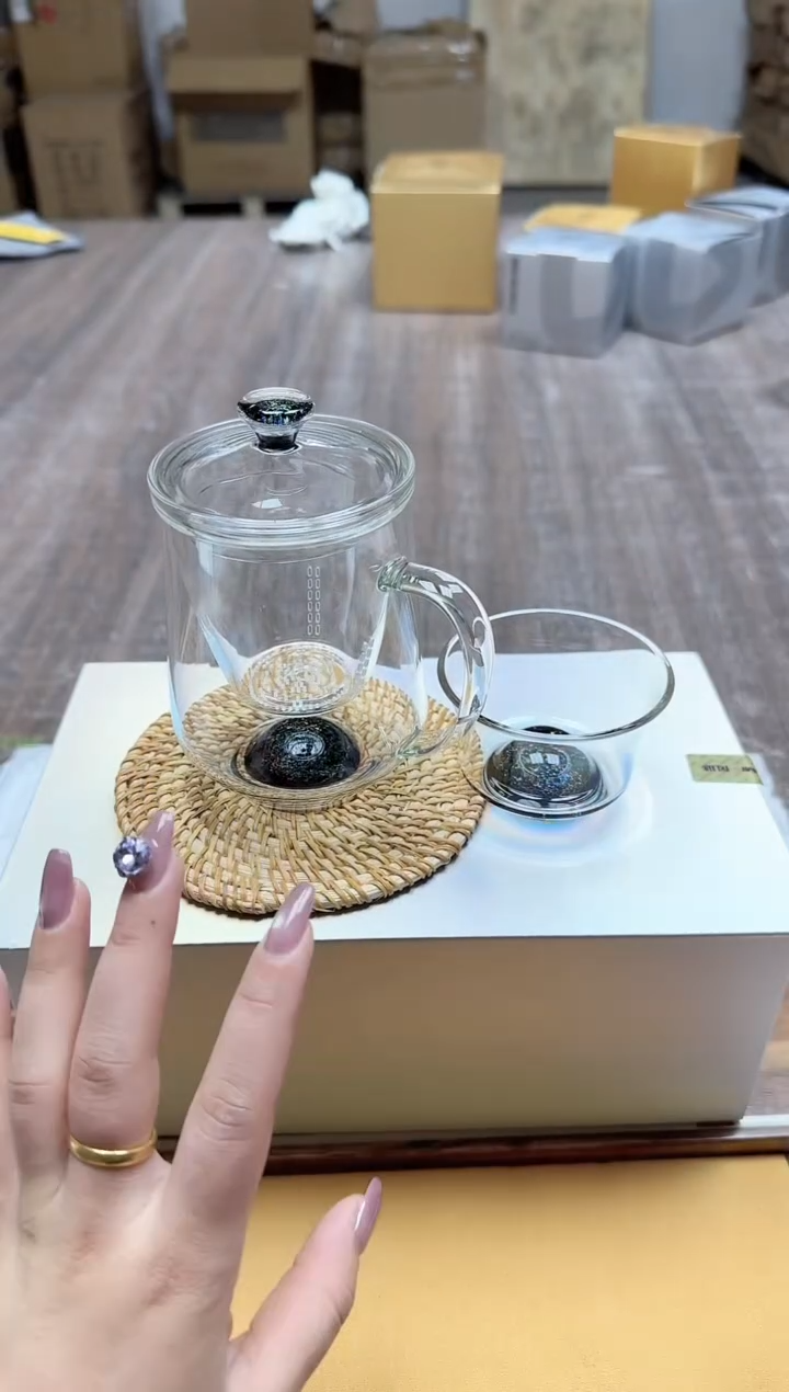 【闪购商品】其他风谜璀璨星瀚办公杯+璀璨君杯+藤编垫