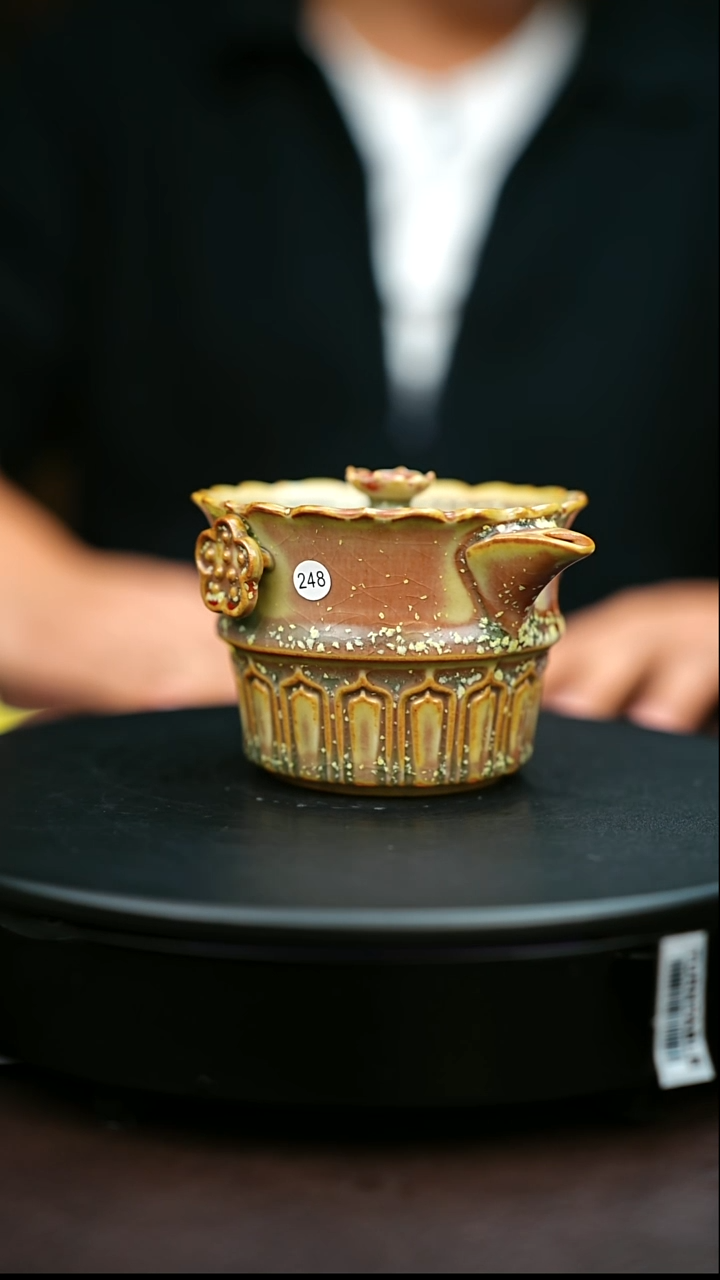 248#原矿钧瓷炉钧釉清欢壶