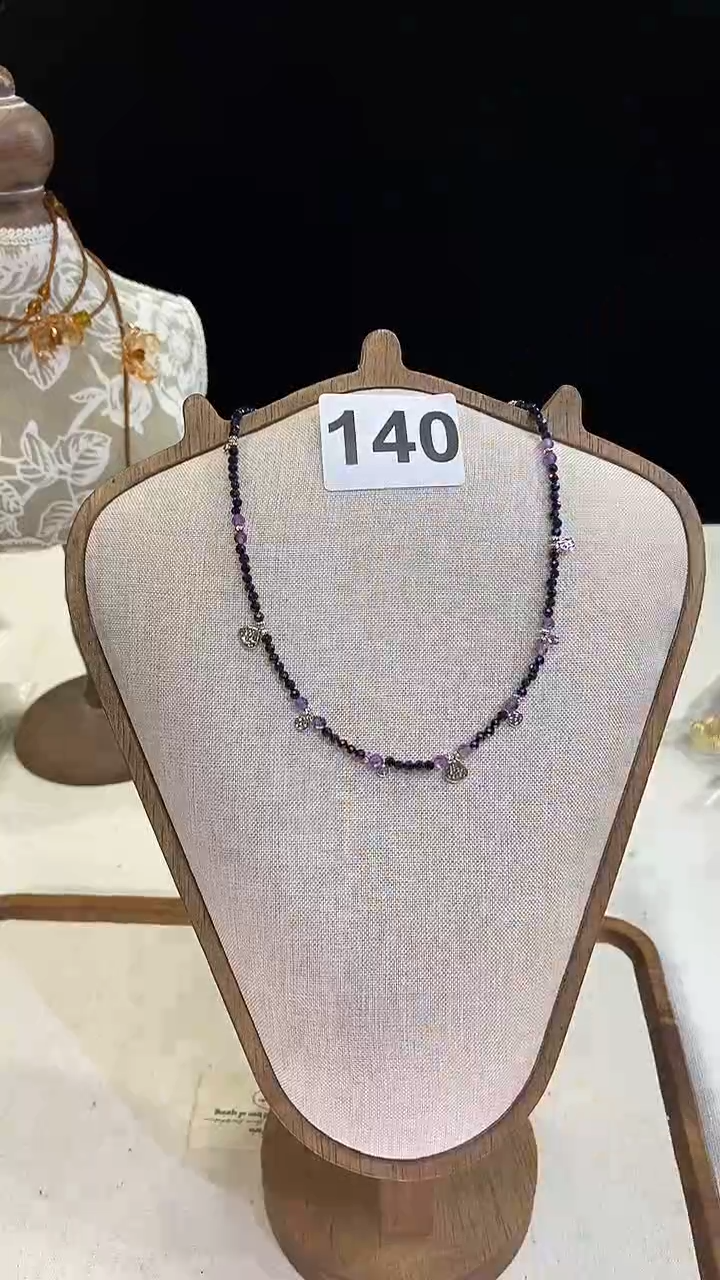项链钛钢淡水珍珠140