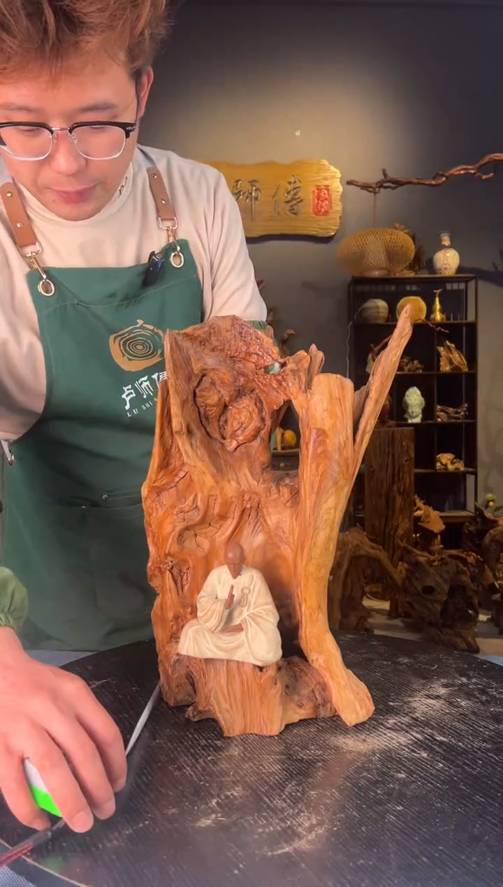 【闪购商品】木卢师傅根艺作品(不包含人物摆件）