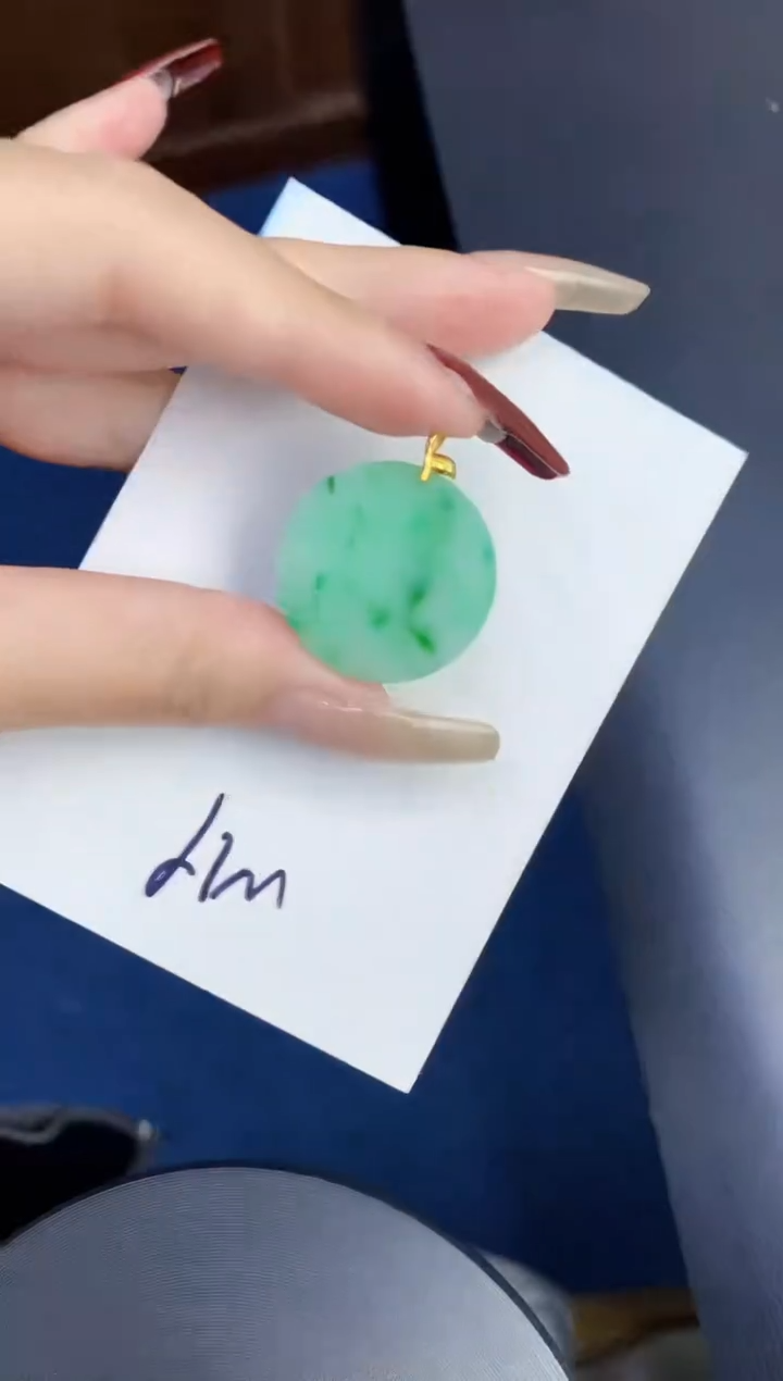 【闪购商品】翡翠颈饰18K金镶嵌0000000000