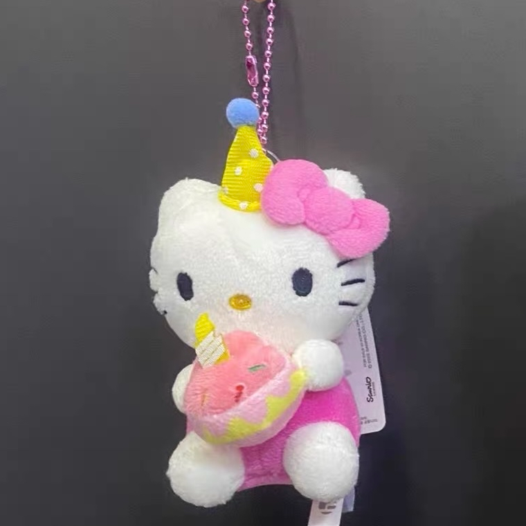 三丽鸥生日蛋糕KT玩偶挂件