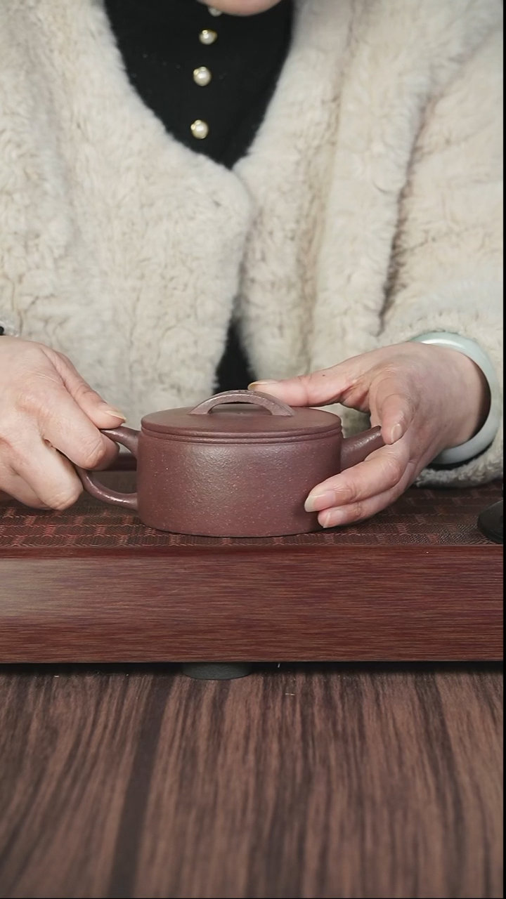 【闪购商品】紫砂茶壶千禧紫泥  汉瓦 240