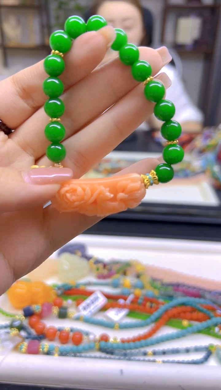 未镶嵌手链翡翠DIY款S395