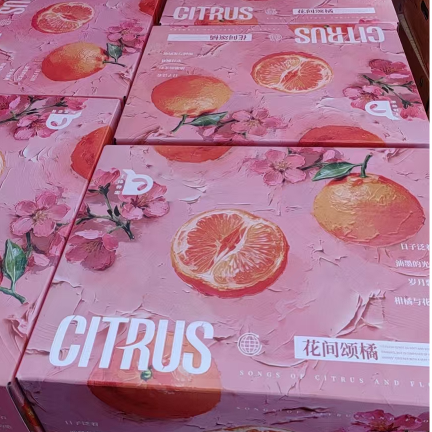 花间颂橘礼盒春见耙耙柑约八斤装（含箱） 四川省