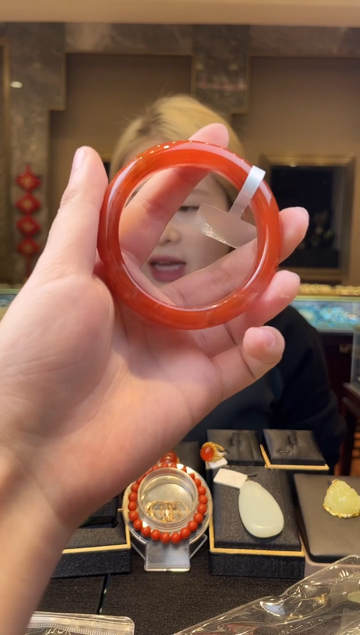 【闪购商品】南红玛瑙手镯未镶嵌SH269 多样性发其一