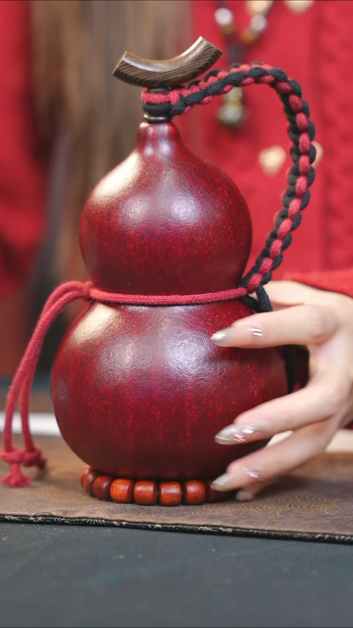 【闪购商品】WX187大漆酒葫芦不包手串及旋转底座