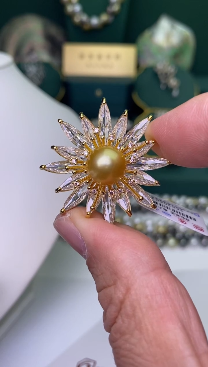 【闪购商品】海水珍珠胸饰未镶嵌11-12