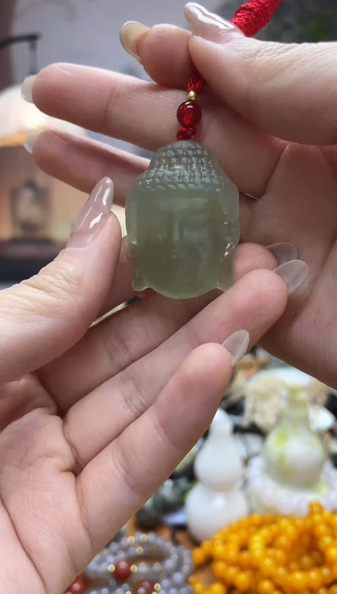 未镶嵌岫玉吊坠·