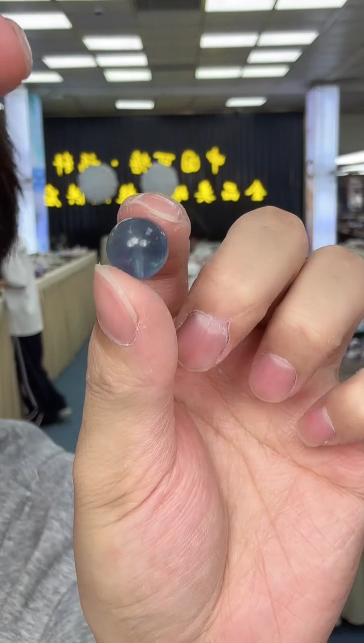 海蓝宝石裸石海蓝宝单珠12mm