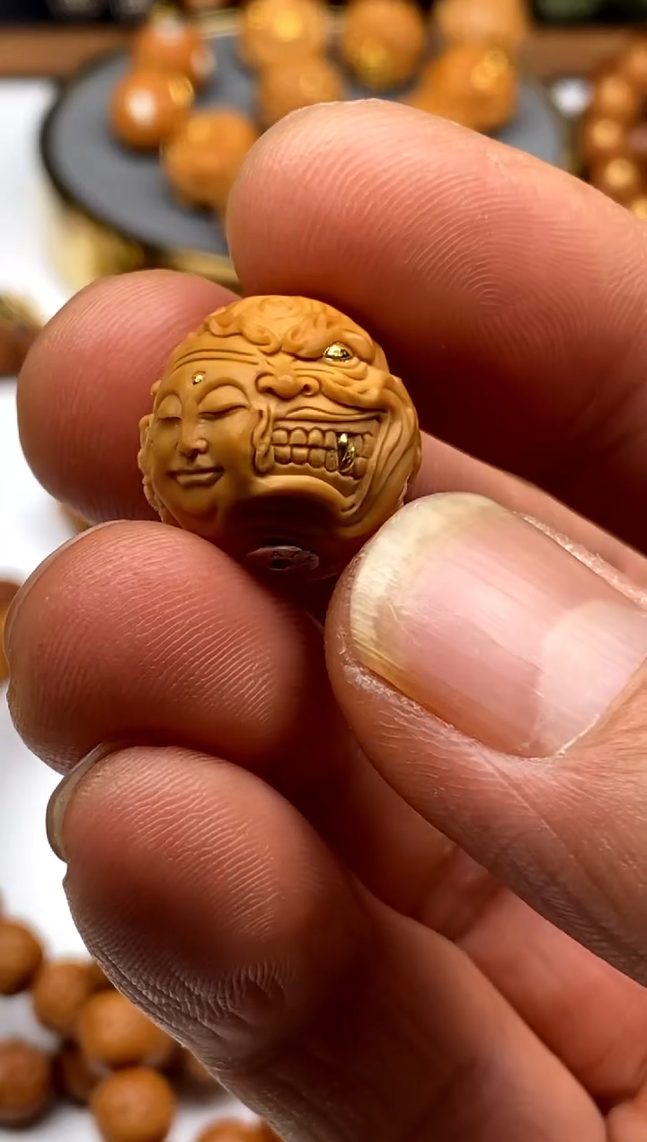 吊坠猴头核桃s*k简镶一念