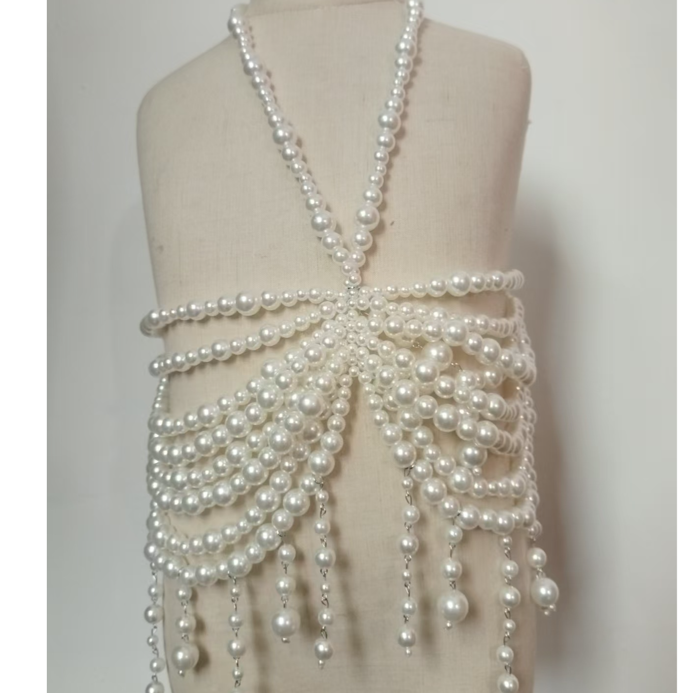 珍珠多层胸链 重工配饰配饰 儿童礼服配饰艺桐轩儿童配饰