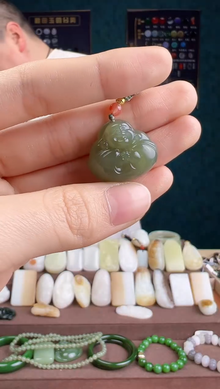 【闪购商品】和田玉颈饰未镶嵌ZZ 拍一发一 多样性发货