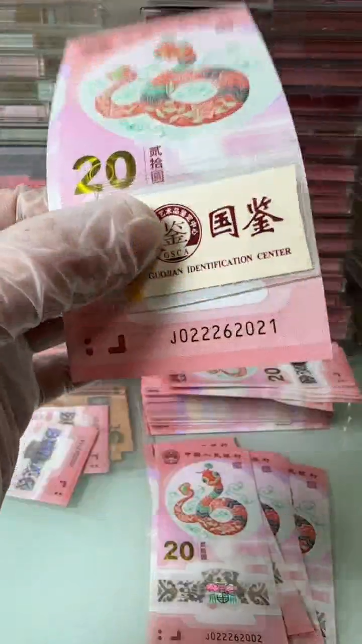 【闪购商品】塑料022262021蛇钞单张
