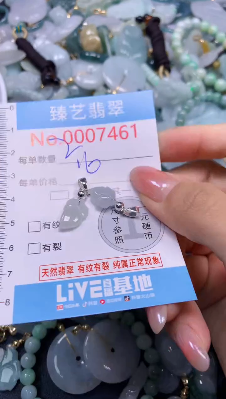 颈饰未镶嵌翡翠7461
