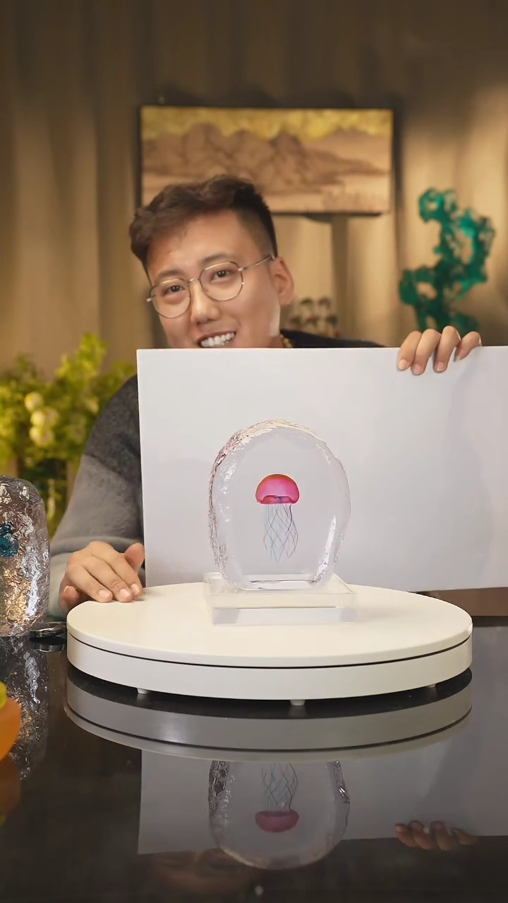 【闪购商品】雅致水晶琉璃 摆件 花器 果盘 茶酒具