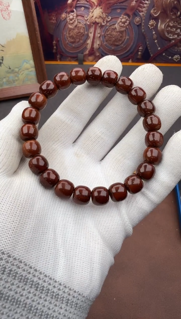 手串紫金鼠55号实心