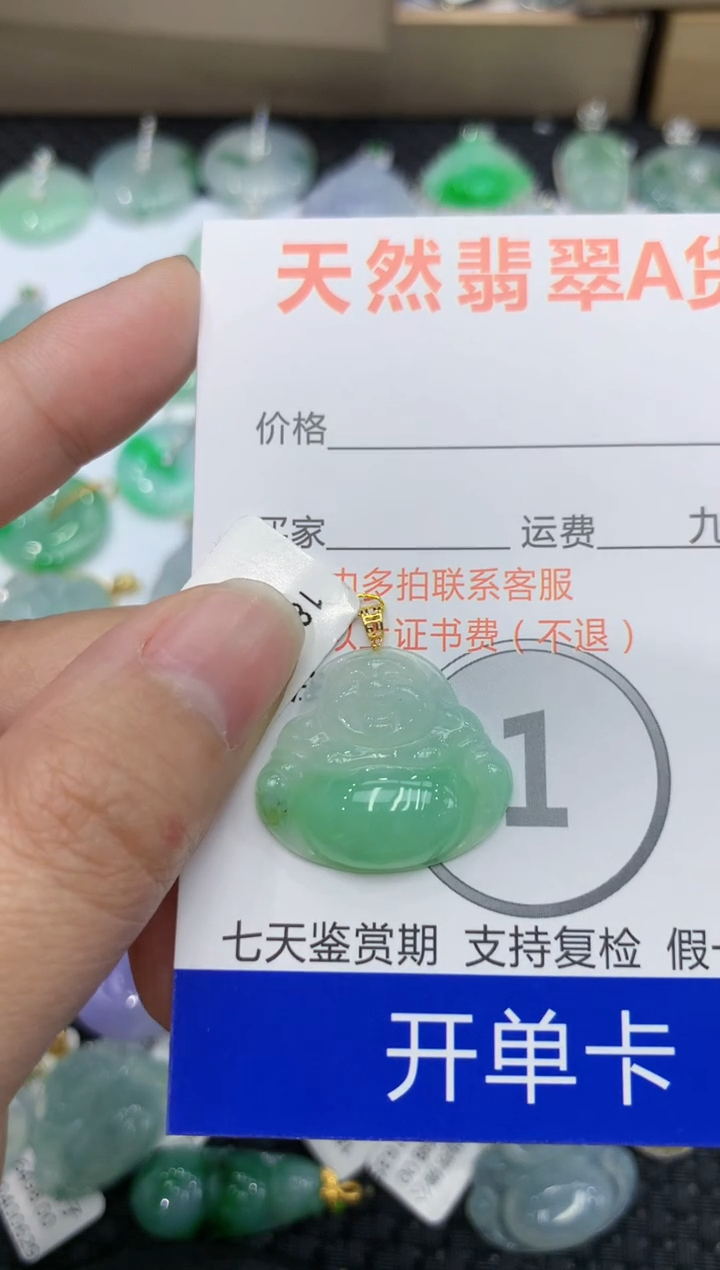【闪购商品】翡翠颈饰18K金镶嵌111111111111