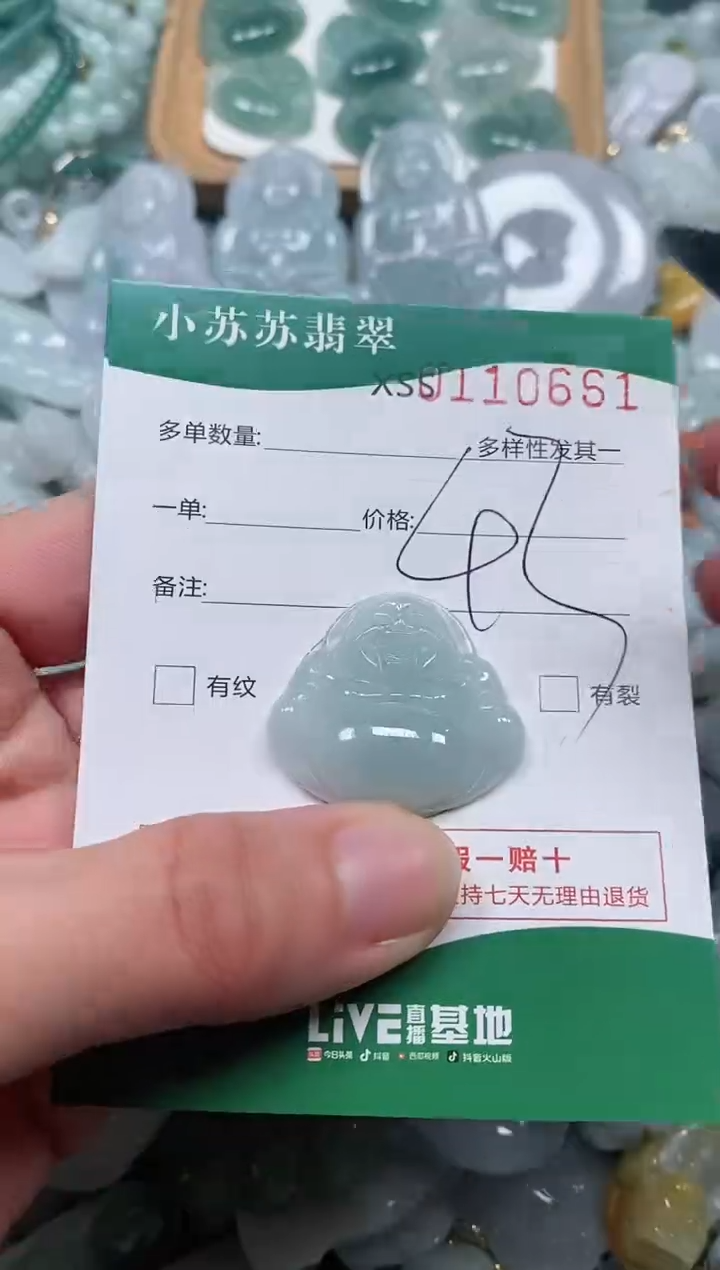 【闪购商品】翡翠颈饰未镶嵌闪购商品0110661