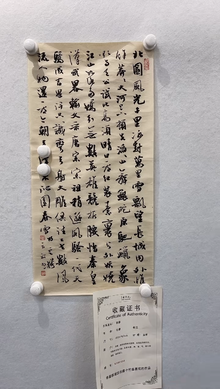 【闪购商品】国画方放纯手绘书法作品