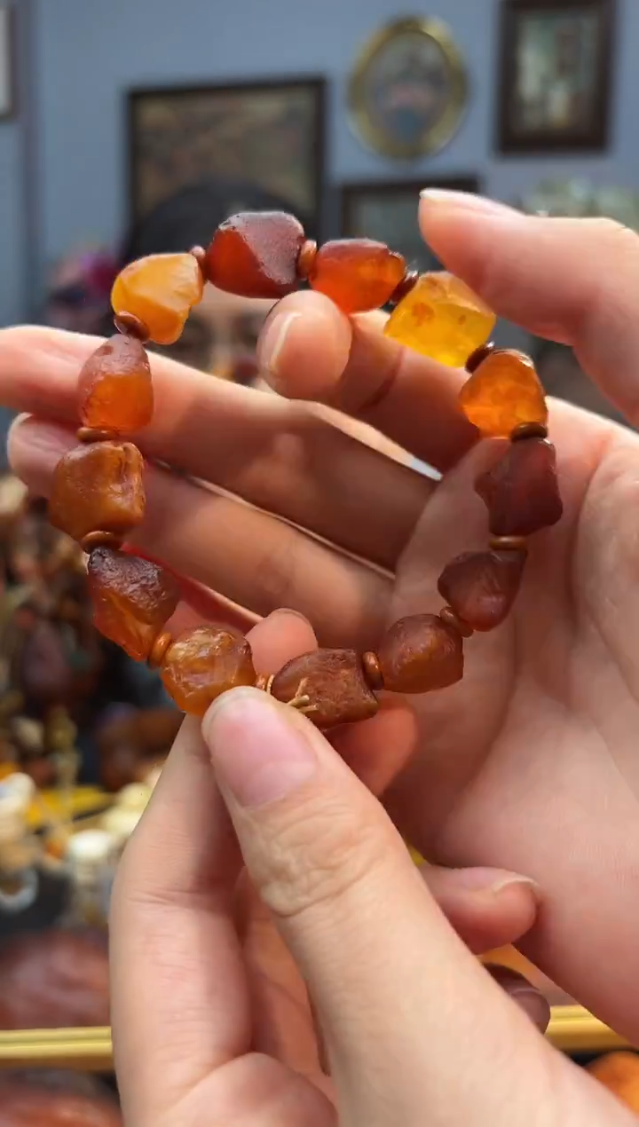 手串琥珀未镶嵌手串