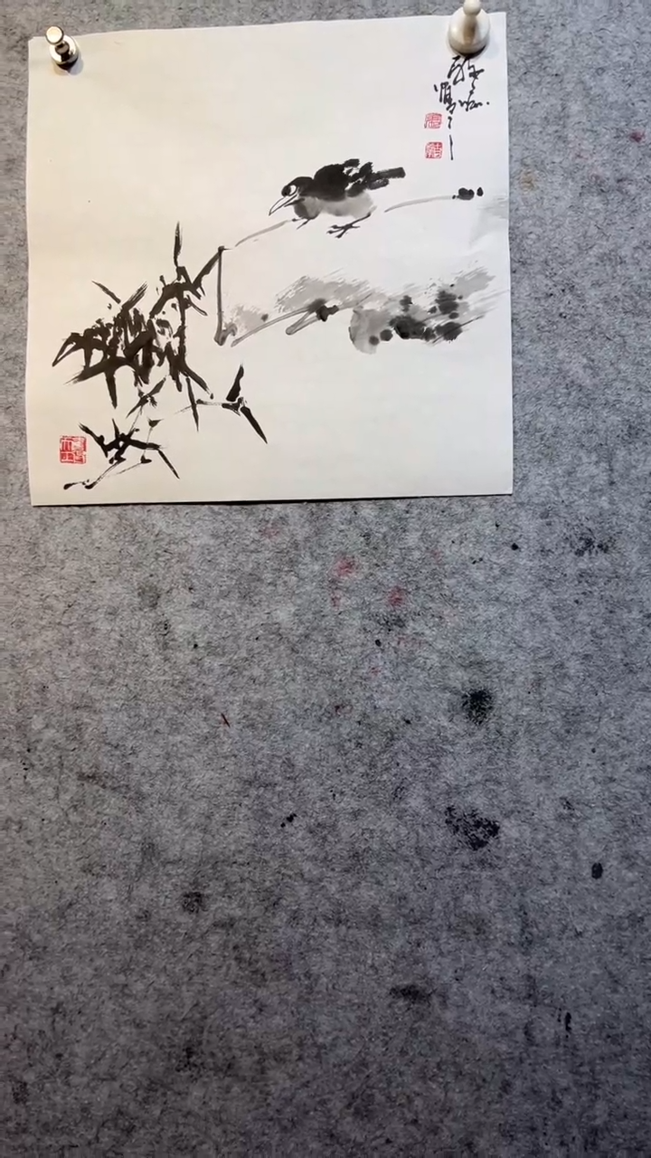【闪购商品】国画张自学水墨画84