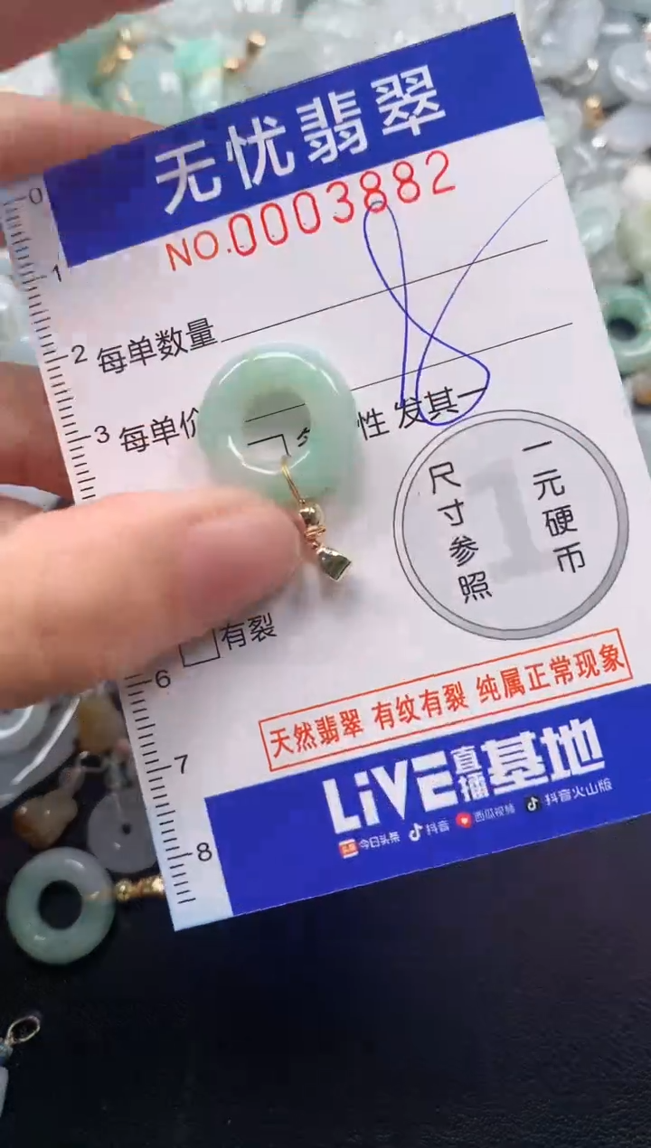 颈饰未镶嵌翡翠3882