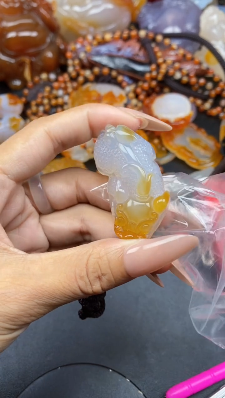 【闪购商品】玛瑙/玉髓颈饰未镶嵌ll