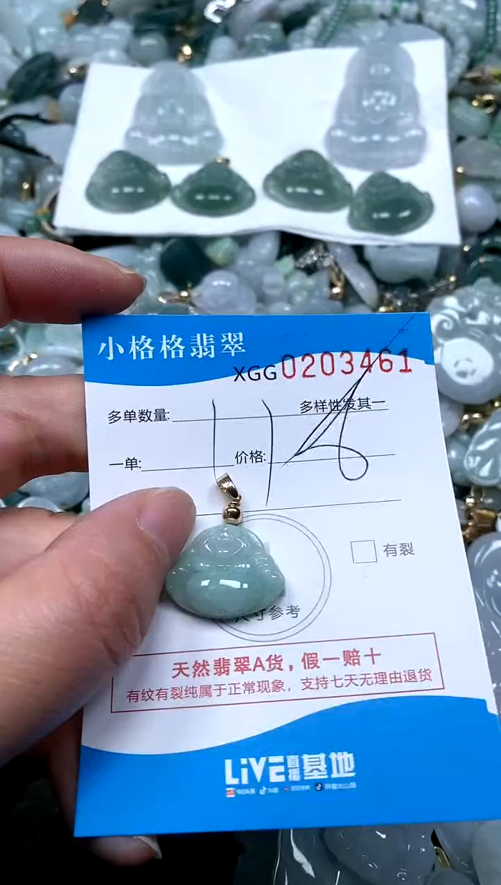【闪购商品】翡翠颈饰未镶嵌闪购商品0203461