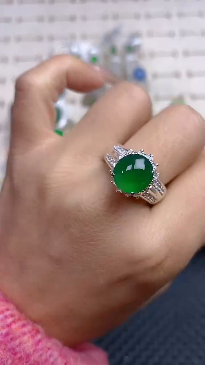 【闪购商品】定制翡翠未镶嵌天然A货翡翠126