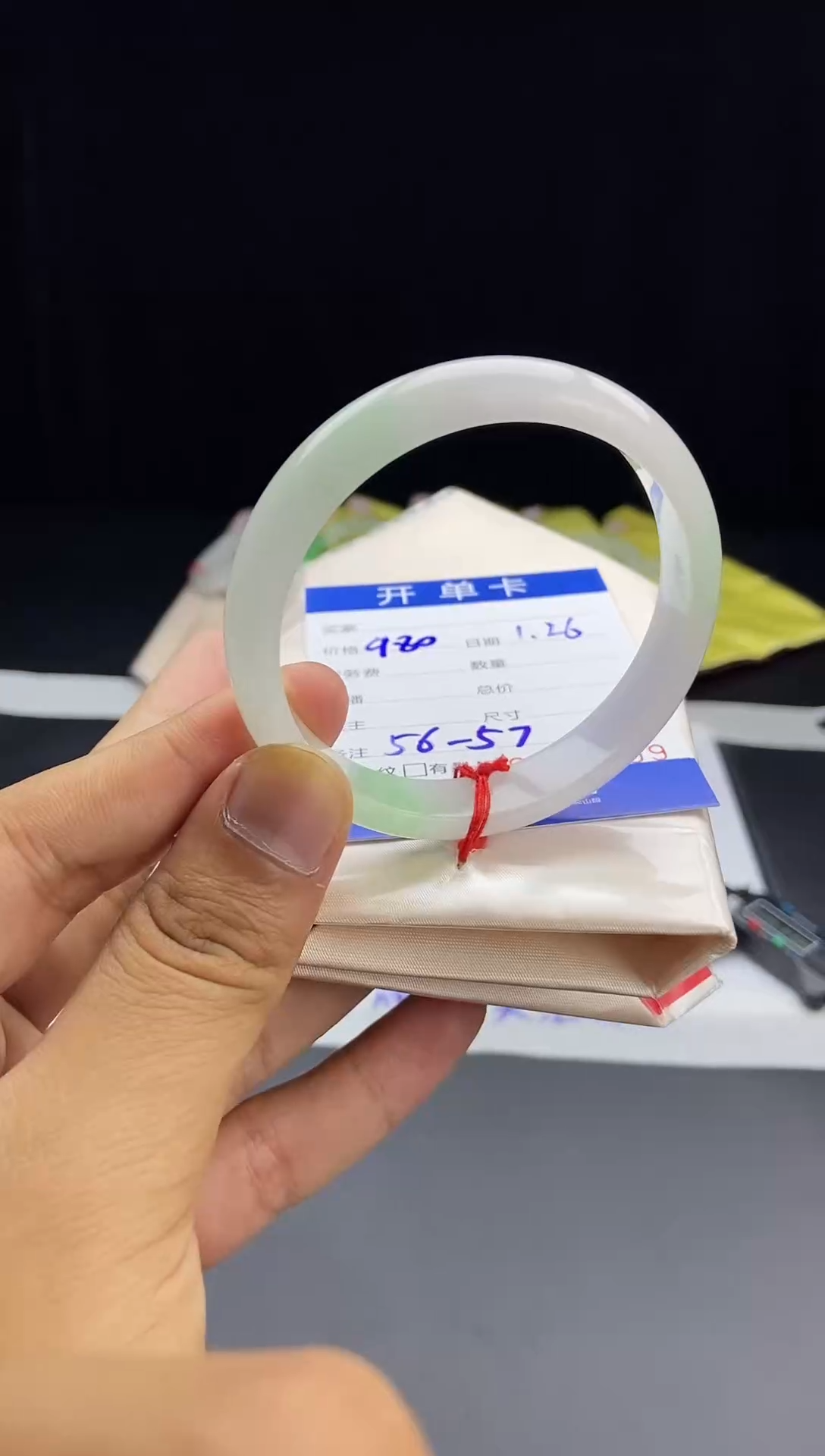 【闪购商品】S16-56+圈口缅A手镯未镶嵌闪购链接