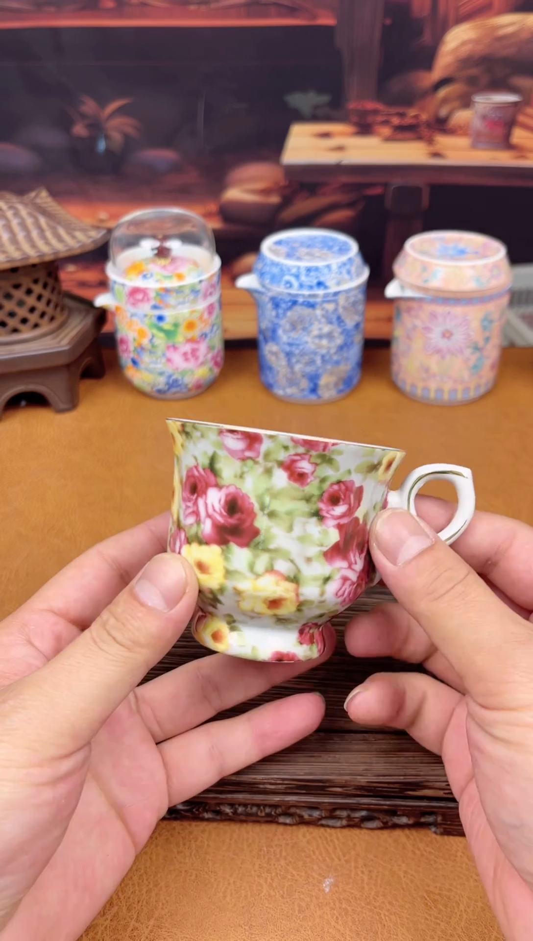 【闪购商品】陶瓷茶具摆件茶叶罐