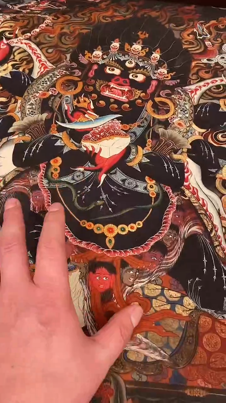 装裱画精美唐卡tk16318