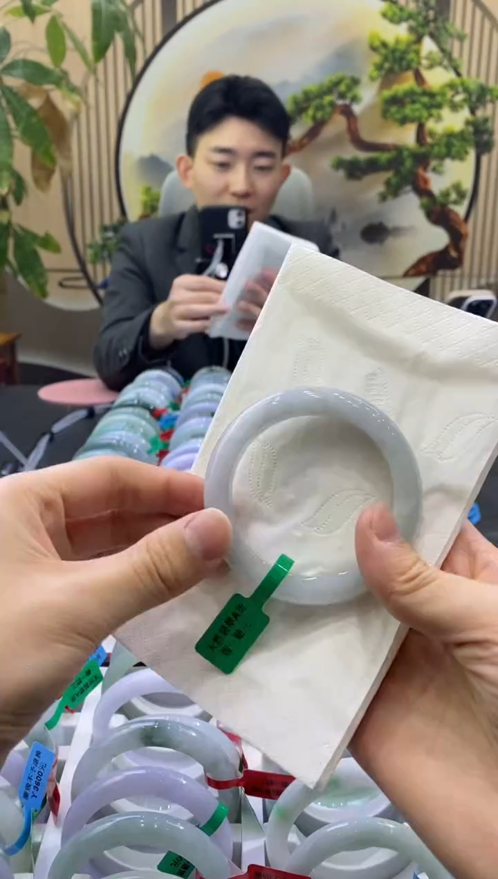 未镶嵌手镯翡翠2372