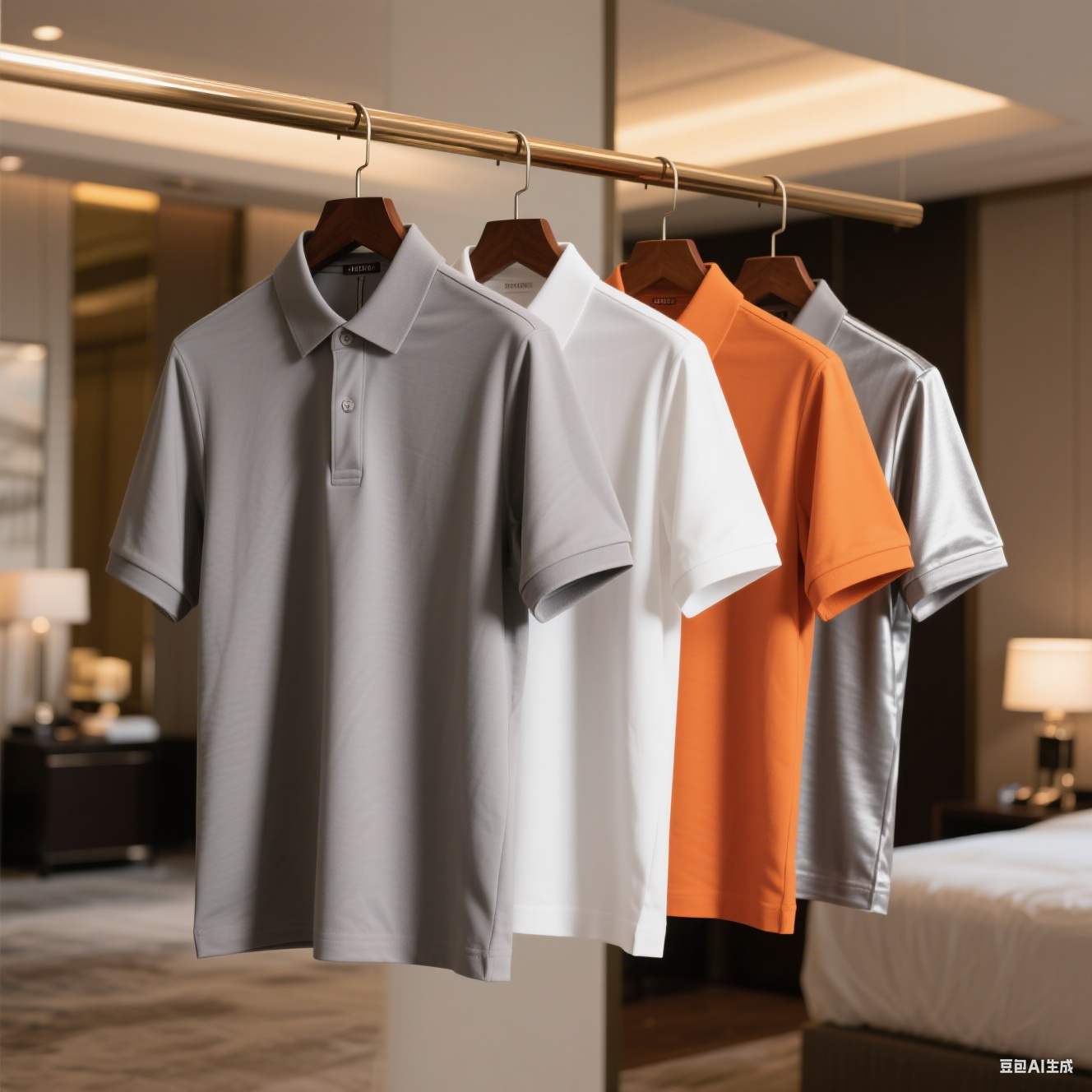 睿2-桑蚕丝高档商务男装短袖polo衫男士T恤衬衫夏季休闲宽松半袖