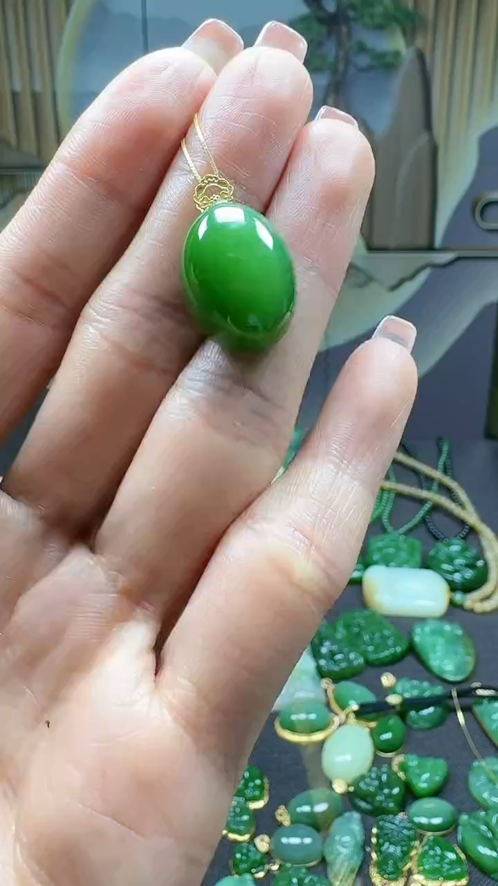 【闪购商品】和田玉吊坠(不含链)未镶嵌1