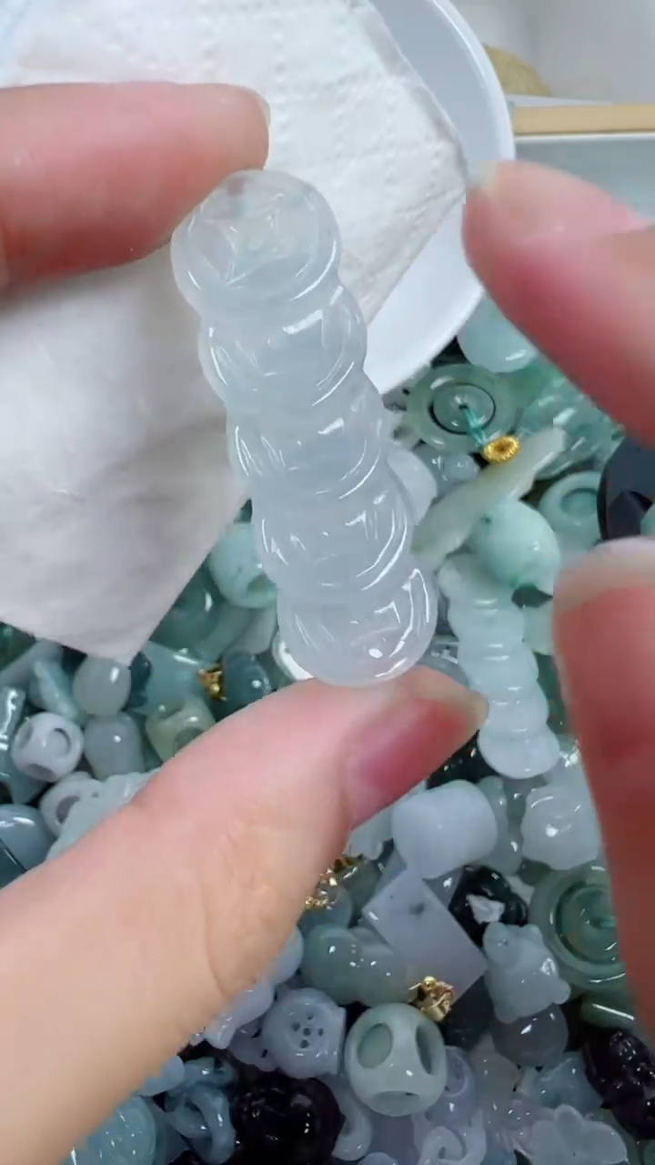 散珠翡翠78号链接，A货翡翠